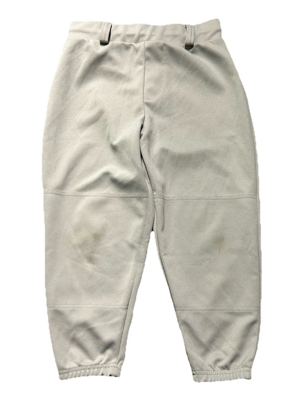 Youth Easton Grey Baseball Pants Knee Stains Size Large
